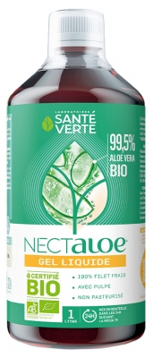 Santé Verte Nectaloe Aloe Vera 99,5% en Gel Liquide Bio 1 L