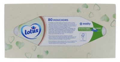 Lotus Pura Caja Natural 80 Pañuelos