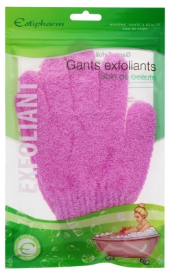 Estipharm 2 Exfoliating Gloves - Colour: Mauve