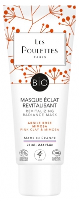 Masca Revitalizantă cu Argilă Roz Bio Les Poulettes Paris 75 ml