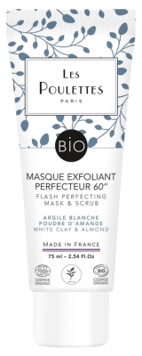 Les Poulettes Paris Masque Exfoliant Perfecteur Argile Blanche Bio 75 ml