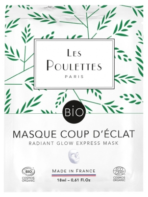 Les Poulettes Paris Organiczna Maseczka Rozświetlająca 18 ml