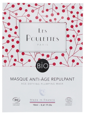 Les Poulettes Paris Masque Anti-Âge Repulpant Bio 18 ml