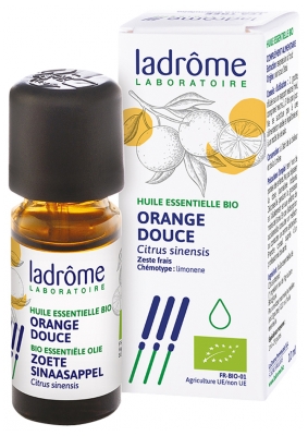 Ladrôme Økologisk Sød Appelsin Æterisk Olie (Citrus sinensis) 10 ml