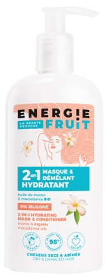 Energie Fruit 2en1 Masque Démêlant Hydratant à l'Huile de Monoï et Macadamia 300 ml