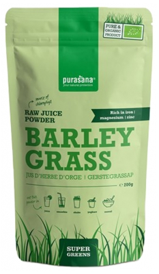 Purasana Organic Barley Grass Juice Powder 200g