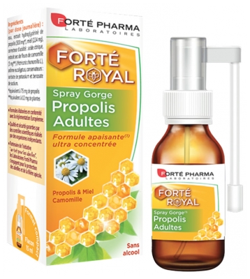 Forté Pharma Propolis Throat Spray Adult 15 ml