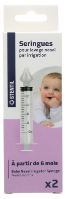 Stentil Reusable Baby Nasal Irrigator Syringe 2 Units
