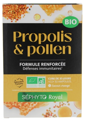 Séphyto Koninklijke Propolis & Stuifmeel Organisch 30 Flacons