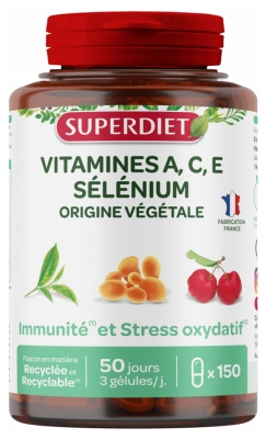 Superdiet Vitamins A, C, E & Selenium 150 Capsules