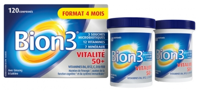 Bion 3 Vitality 50+ 120 Tablets