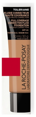 La Roche-Posay Tolériane Fluide Correcteur Haute Couvrance SPF25 30 ml - Teinte : 10.5