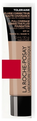 La Roche-Posay Tolériane Fluide Correcteur Haute Couvrance SPF25 30 ml - Teinte : 13