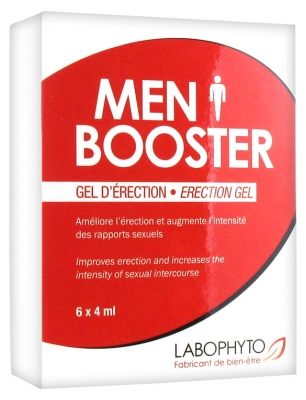 Labophyto Gel de Erección Booster Para Hombres 6 Almohadillas