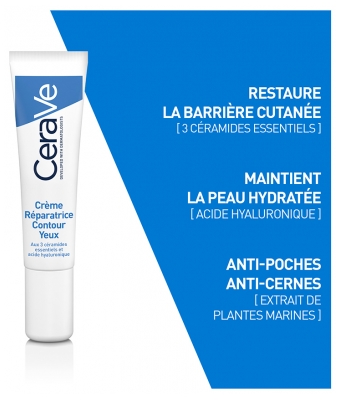 CeraVe Crème Réparatrice Contour Yeux 14 ml