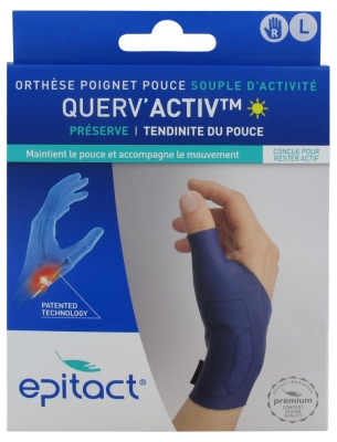 Epitact Querv'Activ Soft Wrist Thumb Orthosis - Dimensione: L