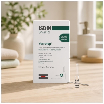 Isdin Wratten Verrutop Huidwratten en Condylomata 4 Ampullen