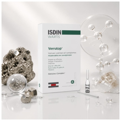 Isdin Wratten Verrutop Huidwratten en Condylomata 4 Ampullen