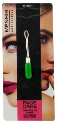 Vitry Menhir Face Care Nickel-Plated Earpick - Colour: Green