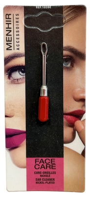 Vitry Menhir Face Care Nickel-Plated Earpick - Colour: Red