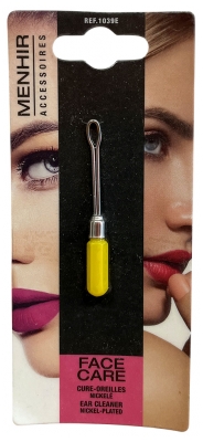 Vitry Menhir Face Care Nickel-Plated Earpick - Colour: Yellow