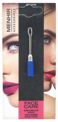 Vitry Menhir Face Care Nickel-Plated Earpick - Colour: Blue