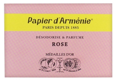 Papier d'Arménie Leaflet Rose 12 x 3 Strips