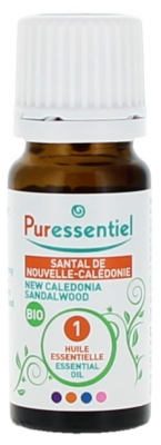 Puressentiel Uuden-Kaledonian santelipuu eteerinen öljy (Santalum austrocaledonium) Luomu 5 ml
