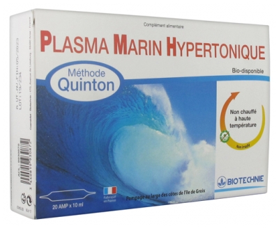 Biotechnie Hypertonic Marine Plasma 20 Phials