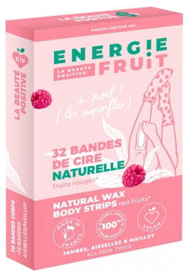 Owoce energetyczne Natural Wax Strips Red Fruits Scent 32 Paski