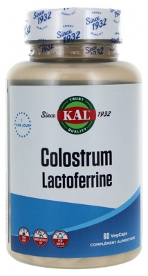 Kal Colostrum Lactoferrine 60 Plantaardige Capsules