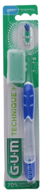 GUM Toothbrush Technique+ 491 - Colour: Blue