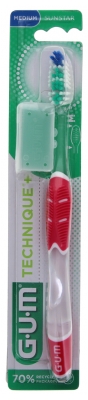 GUM Toothbrush Technique+ 492 - Colour: Red