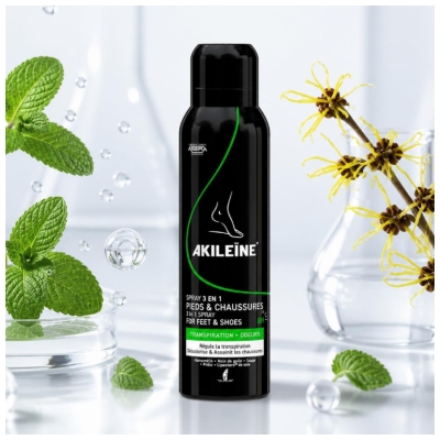 Akileïne Spray Pēdām un Apaviem 150 ml