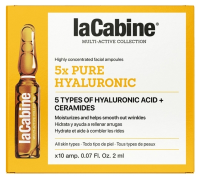 LaCabine 5x Hialurónico Puro 10 Ampollas