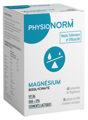 Laboratoire Immubio Physionorm Magnésium 60 Comprimés + 30 Gélules
