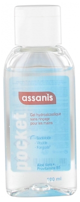 Assanis Pocket No-Rinse Hydroalcoholic Hand Gel 100 ml