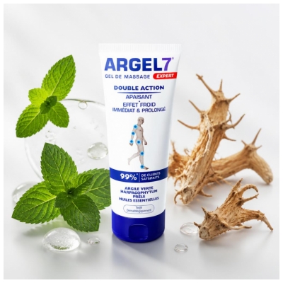 Argel7 Gel de Massage Expert Double Action 70 ml