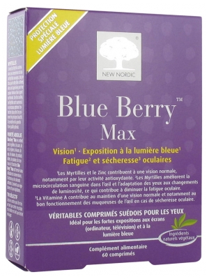 New Nordic Blaubeere Max 60 Tabletten