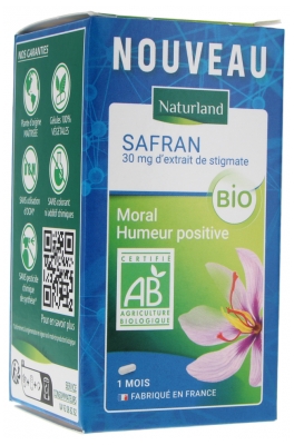 Naturland Szafran Organiczny 30 Vegecaps