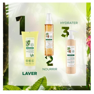 Klorane Crème Douche Nutritive au Cupuaçu Bio Lait d'Amandier 200 ml