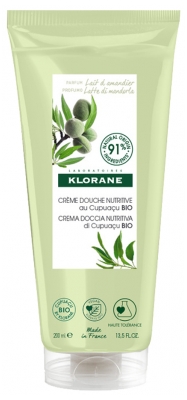 Klorane Organic Cupuaçu Crema Doccia Nutriente Latte di Mandorla 200 ml