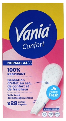 Vania Confort Multi-Formas Fresh Normal 28 Protetores de Calcinha