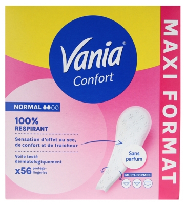 Vania Confort Multi-Formas Normal 56 Protetores de Roupa Interior