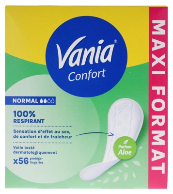 Vania Confort Aloe Normal 56 Protetores Diários
