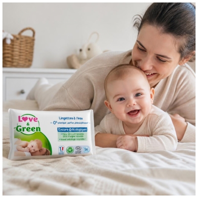Love & Green Salviette D'acqua 56 Salviette