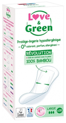 Love & Green Hypoallergene Slipeinlagen Large 28 Stück