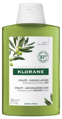 Klorane Vitality - Cheveux Shampoo Biologico Alle Olive 200 ml