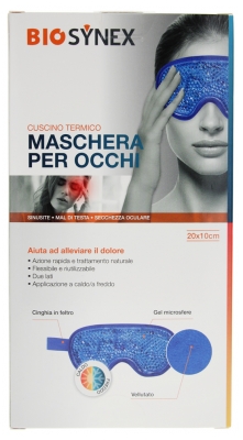 Biosynex Coussin Thermique Masque Oculaire - Couleur : Bleu