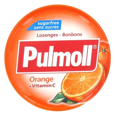 Pulmoll Zuckerfreie Orangenbonbons 45 g